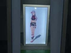 50 pouces vitrine LCD transparente Système Windows Android boîte à affichage LCD