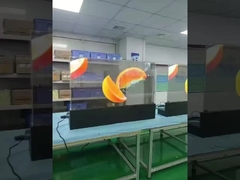 Écran transparent OLED de bureau de 55 pouces affichage automatique d'élévation et de baisse