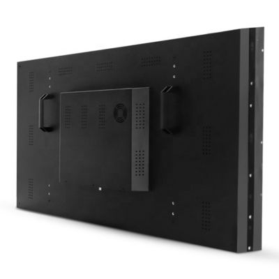 Écran d'épissage LCD ultra étroit UHD 55 pouces 3,5 mm Affichage murale vidéo intérieur