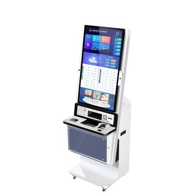 Borne de paiement tactile médicale CE de 32 pouces avec écran tactile capacitif pour l'enregistrement des patients à l'hôpital