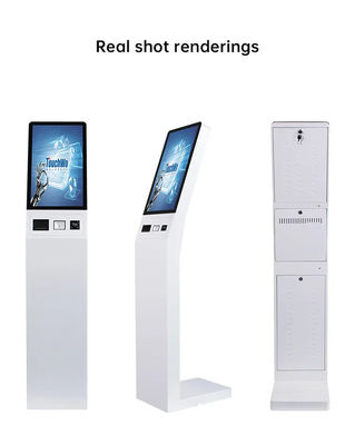 Kiosque automatique de paiement en libre-service de 22 pouces doté d'une grande durabilité et d'un écran tactile conforme à l'ADA pour les stations-service