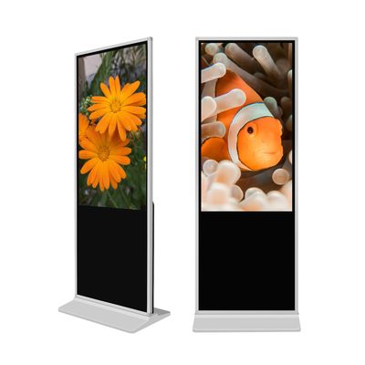 Affichage numérique intérieur vertical HD LCD de 43 pouces, borne interactive à écran tactile