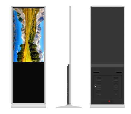 Affichage numérique intérieur vertical HD LCD de 43 pouces, borne interactive à écran tactile