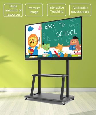 Tableau blanc interactif numérique de 86 pouces avec une résolution de 3840x2160 et un toucher infrarouge pour les applications Smart Board