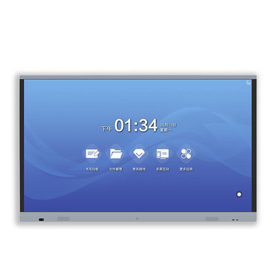 Tableau blanc interactif numérique de 55 pouces avec affichage sans fil et écran tactile multipoint pour l'enseignement et les réunions