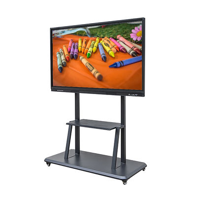 Tableau blanc interactif numérique de 85 pouces avec contact infrarouge et résolution 3840x2160 pour les salles de réunion et les écoles