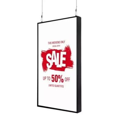 Moniteur LCD d'affichage numérique de 55 pouces 3000nits Affichage de fenêtre publicitaire très lumineux