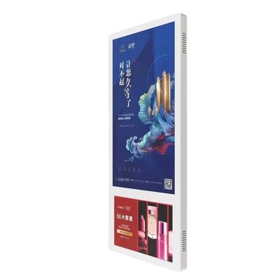 Écran d'affichage de la publicité de l'ascenseur sur le mur Android 18.5 pouces personnalisé