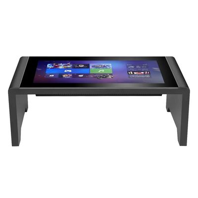 Table de jeu à écran tactile numérique capacitif de 43 pouces avec verre en acier inoxydable