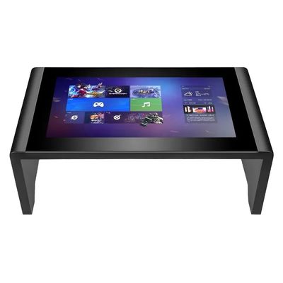Table de jeu à écran tactile numérique capacitif de 43 pouces avec verre en acier inoxydable