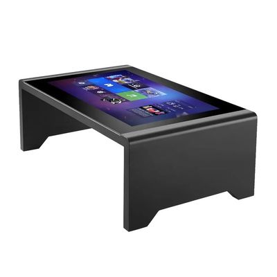 Table de jeu à écran tactile numérique capacitif de 43 pouces avec verre en acier inoxydable