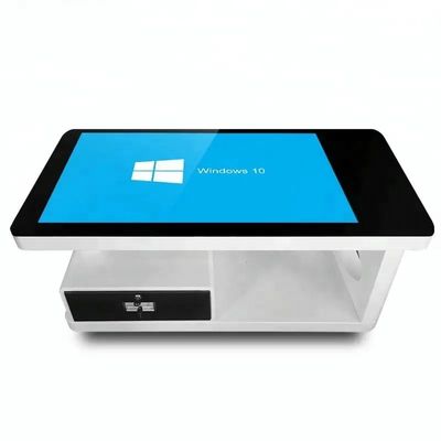 Table tactile interactive de 43 pouces sous Windows 10 avec cadre en alliage d'aluminium pour les entreprises et l'éducation
