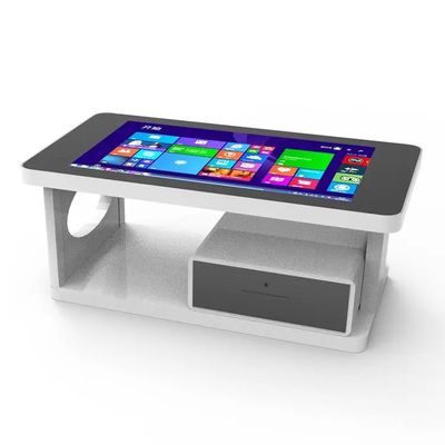 Table tactile interactive de 43 pouces sous Windows 10 avec cadre en alliage d'aluminium pour les entreprises et l'éducation