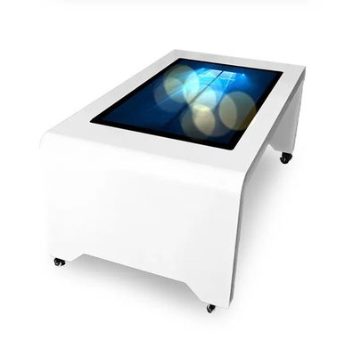 Table à écran tactile interactif en alliage d'aluminium multi-touch imperméable à l'eau pour manger et jouer