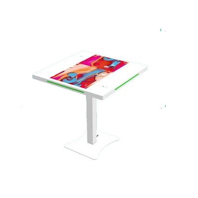 Tablette interactive à double écran tactile capacitif de 21,5 pouces avec charge sans fil pour café intelligent et jeux