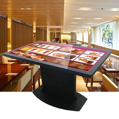 Table à écran tactile interactif de 43 pouces avec capteur tactile et table à café intelligente à résolution 1920x1080