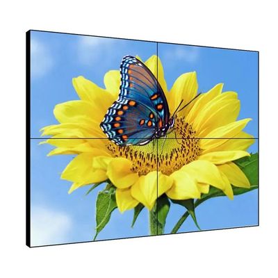 Paroi d'épissage LCD ultra étroit de 0,88 mm de 46 pouces avec 500 cd / m2 Lumière et installation murale