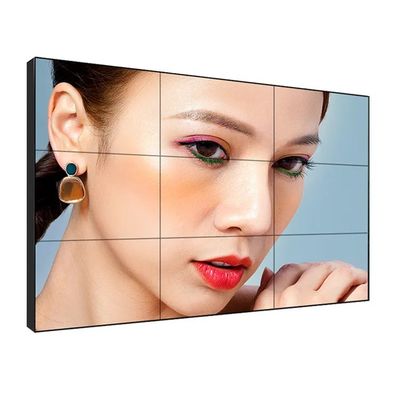 55 pouces LCD Splicing Wall avec écran tactile infrarouge et 500cd/m2 de luminosité pour les écrans muraux vidéo commerciaux