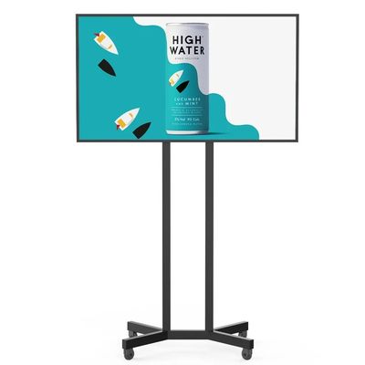 Affichage publicitaire LCD métallique de 125 W avec résolution 1920x1080 pour l'affichage numérique commercial