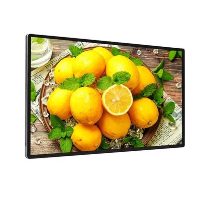 Écran publicitaire LCD mural de 98 pouces avec résolution 1920 x 1080 et protection IP55 IP65