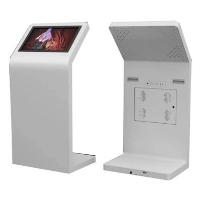 Kiosque numérique à écran tactile sur le sol de 21,5 pouces Kiosque d'information en libre service