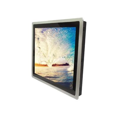 Moniteur à écran tactile industriel de 19 pouces avec IP65 étanche et affichage tactile capacitif à 10 points