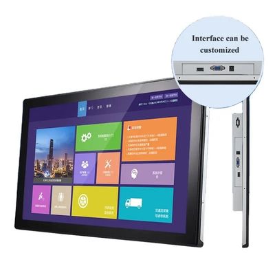 Écran tactile capacitif de 27 pouces Moniteur à l' eau IP65 avant