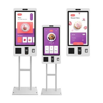 Borne de commande en libre-service avec écran tactile capacitif mural de 21,5 pouces