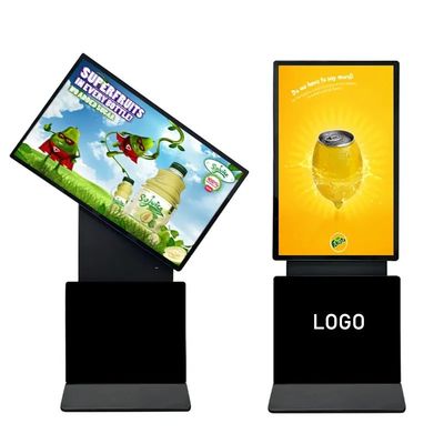 Kiosque numérique à écran tactile infrarouge de 43 pouces avec écran rotatif à 360 degrés pour la publicité