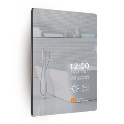 21.5 pouces miroir intelligent mural avec écran tactile capacitif pour la publicité et le maquillage