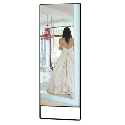 Miroir de fitness intelligent de 43 pouces avec Android 7.1 RK3288 et écran publicitaire LCD à luminosité personnalisée