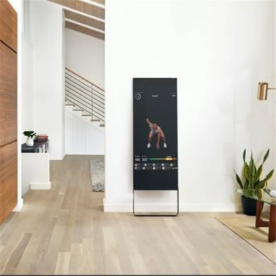 Miroir de fitness intelligent de 43 pouces avec Android 7.1 RK3288 et écran publicitaire LCD à luminosité personnalisée
