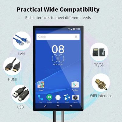 Moniteur d'écran tactile industriel capacitif affichage LCD LED haute luminosité 43 pouces