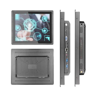 Moniteur tactile imperméable à l'eau de 17 pouces PC tout-en-un avec vibration anti-choc et affichage haute luminosité