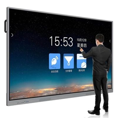 Écran plat interactif intelligent de 100 pouces Full HD Multi-touch avec écran tactile