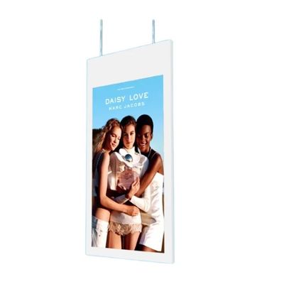 700 nits suspendu écran publicitaire à haute luminosité Moniteur double écran 43 pouces