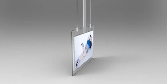 Écran double 55 pouces Affichage publicitaire LCD de haute luminosité Lecteur 1500 nits