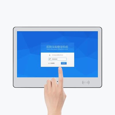 Écran tactile murale de 24 pouces Kiosque de libre-service ROHS avec lecteur de carte IC