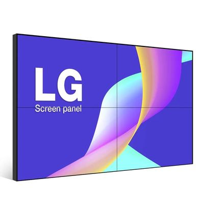 Mur vidéo LCD de 75 pouces avec haute luminosité et grand angle de vision pour l'affichage dynamique