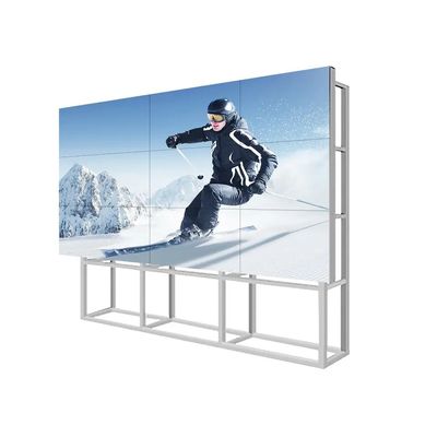 Mur vidéo LCD de 75 pouces avec haute luminosité et grand angle de vision pour l'affichage dynamique