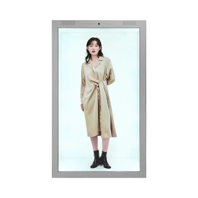 Écran tactile transparent LCD de 86 pouces avec résolution 1920 x 1080 pour affichage publicitaire