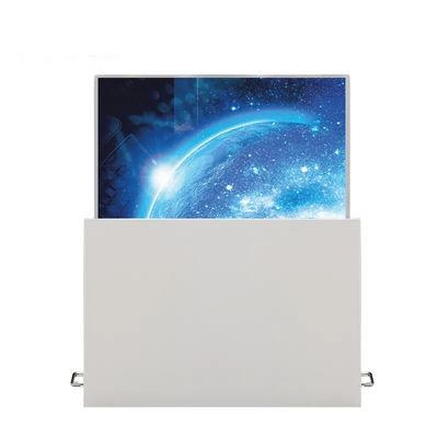 Écran transparent OLED de bureau de 55 pouces affichage automatique d'élévation et de baisse