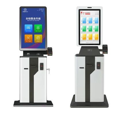 Écran tactile Hôtel Self Check In Kiosque 32 pouces Parking Voiture Paiement Kiosque en libre-service