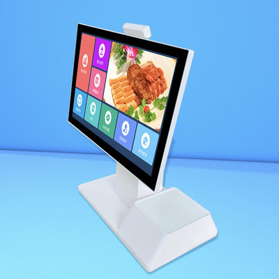 Téléphone de bureau, écran tactile, kiosque de commande, caissière à double écran