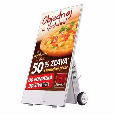 Écran publicitaire LCD de 43 pouces avec résolution 1920x1080 et luminosité de 450cd/m2 pour une signalisation numérique à fort impact