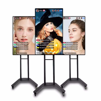 Écran publicitaire LCD à contraste élevé avec angle de vision de 178° et alimentation 110-240V pour signalisation numérique commerciale