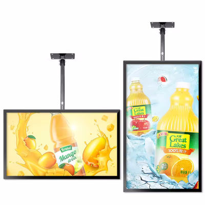 Écran publicitaire LCD de 43 pouces avec angle de vision de 178°, rapport de contraste de 3000:1 et consommation d'énergie de 125W