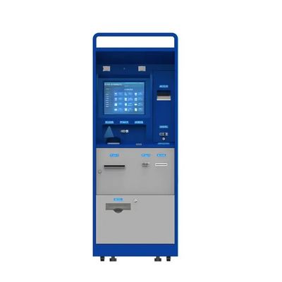 Kiosque à écran tactile avec émission aléatoire de cartes