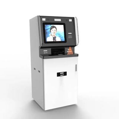 Kiosque à écran tactile avec émission aléatoire de cartes