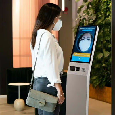 Kiosque d'auto-contrôle avec connectivité Wi-Fi / Bluetooth avec SSD de 128 Go et couleur personnalisée